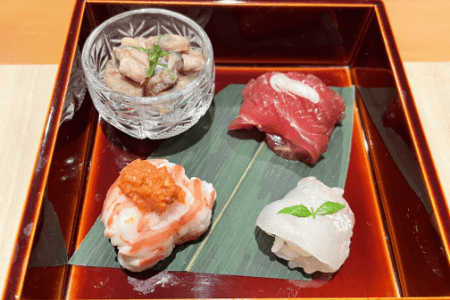 おつまみ寿司四品